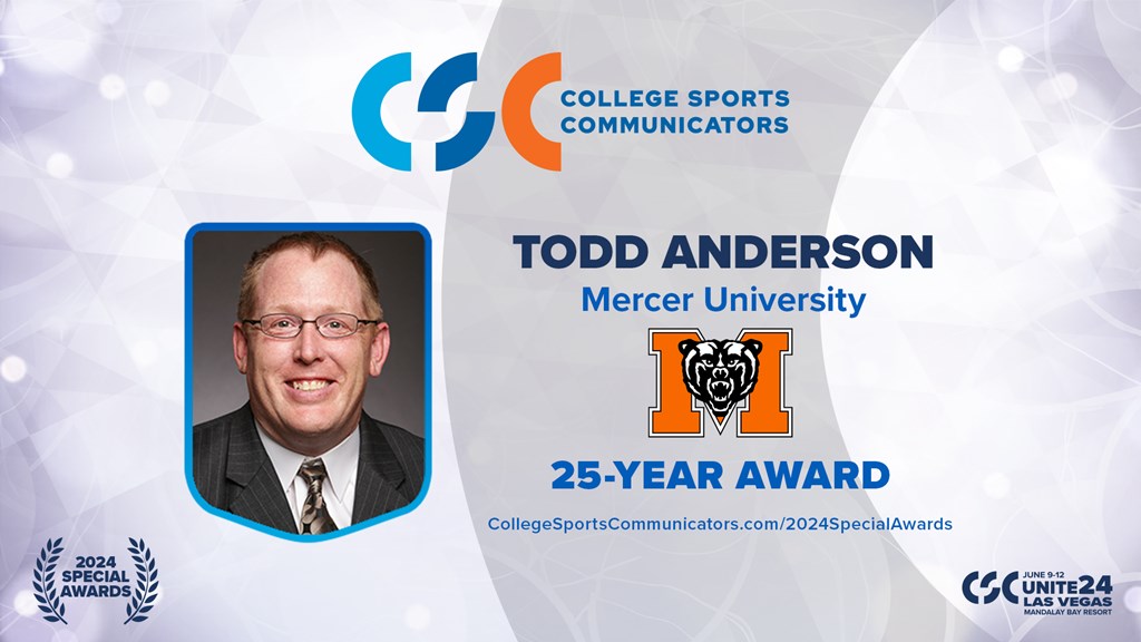 2024 Special Awards Salute: Todd Anderson - 25-Year Award